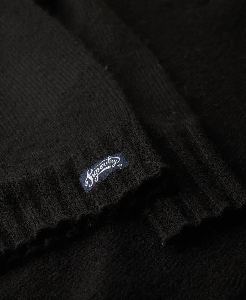 superdry Maglione Essential Mock Neck - Nero 5/6