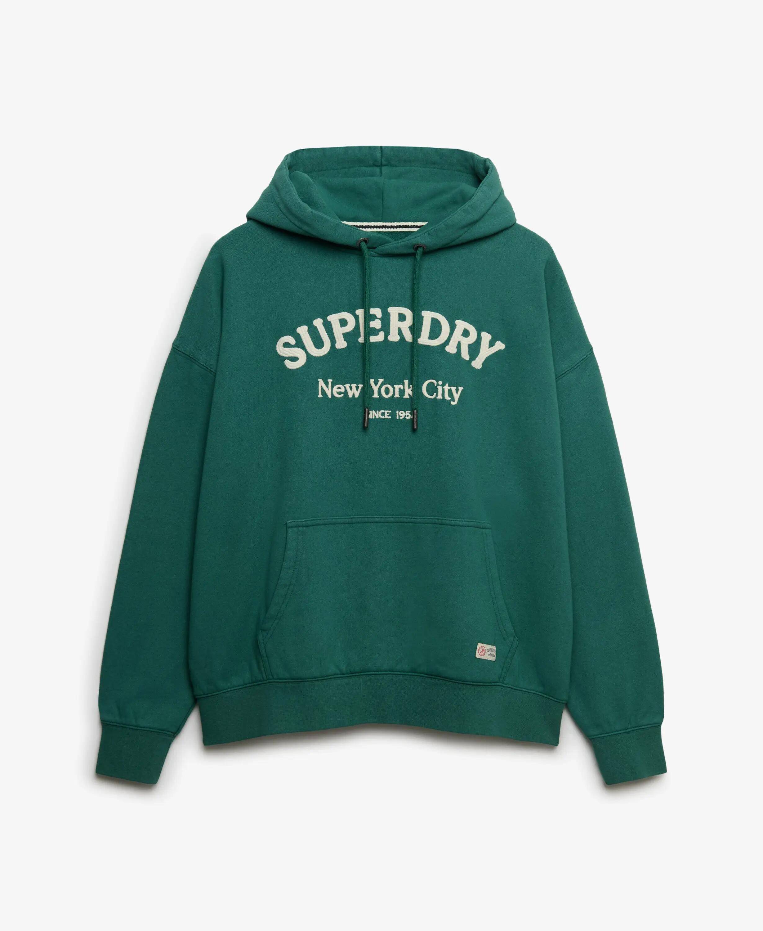 superdry Hoodie Luxe Casual bordado corte oversize 6/6
