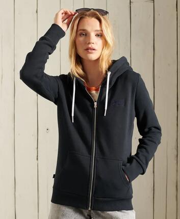 superdry Sudadera con cremallera Orange Label slim