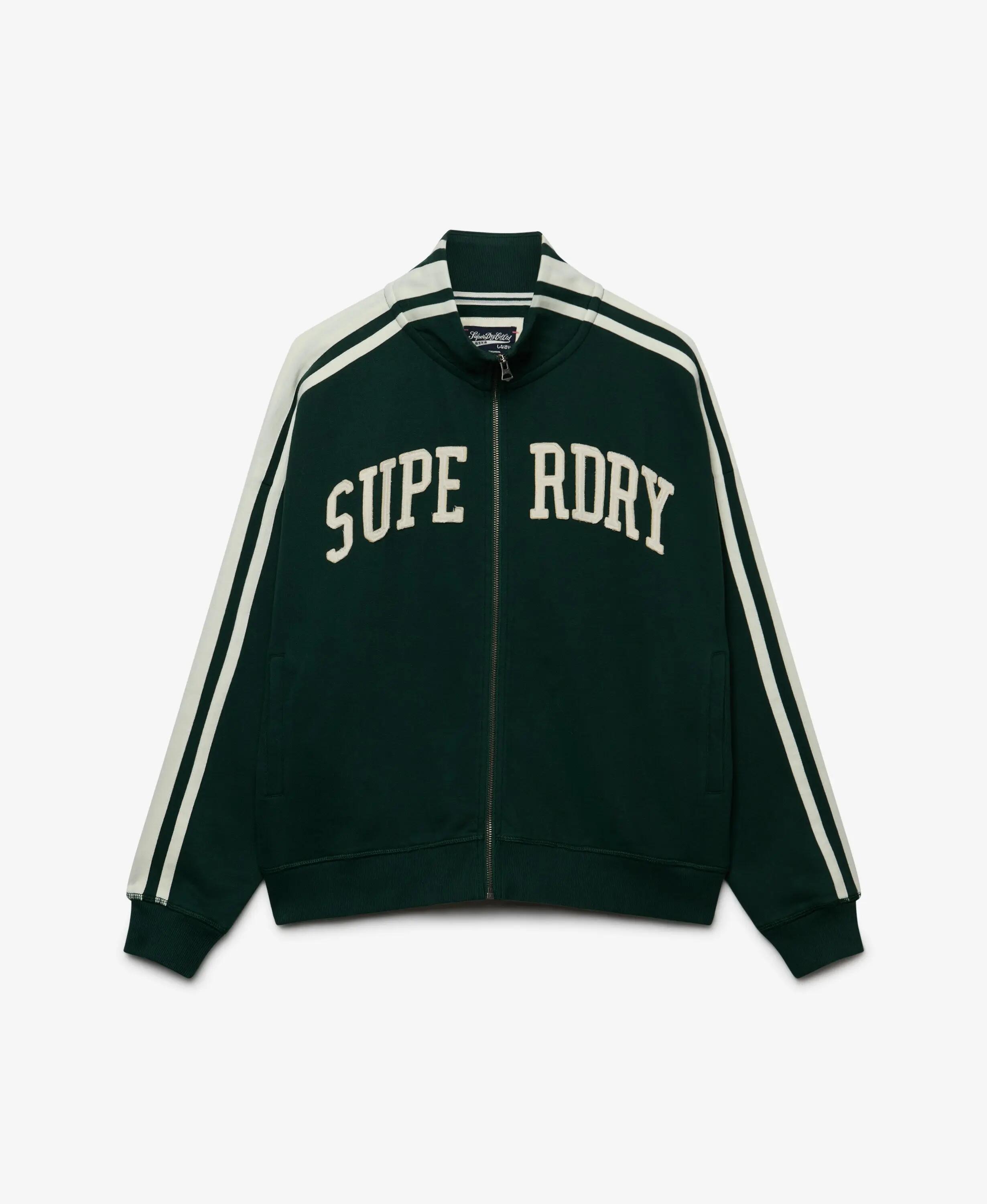 superdry Top de treino com fecho Athletic Essentials oversized em 100% algodão 7/7