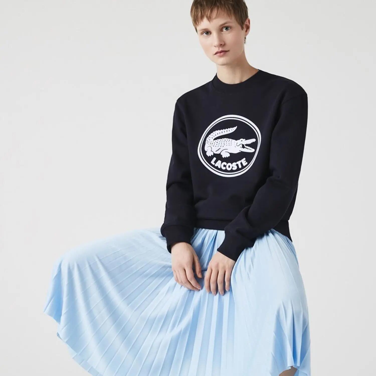 Sweatshirt Unisexe Classique Bleu Marine Lacoste 7582 2/7