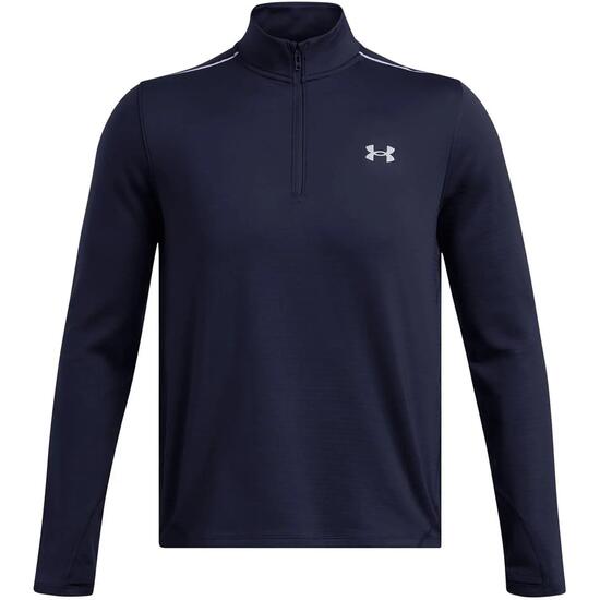 Top Allenamento Cerniera Ad Un Quarto Uomo Under Armour Vanish Cold Weather Blu