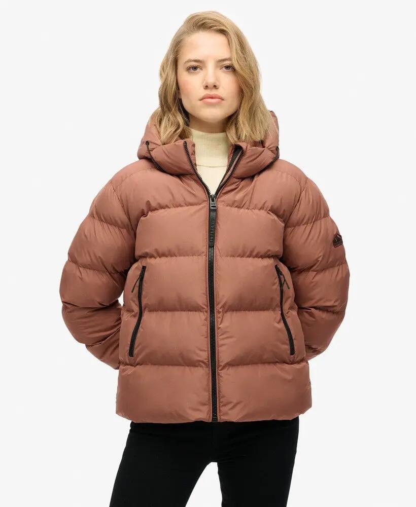 superdry Gewatteerde sportjas met capuchon – Gerecyclede vulling 6/7