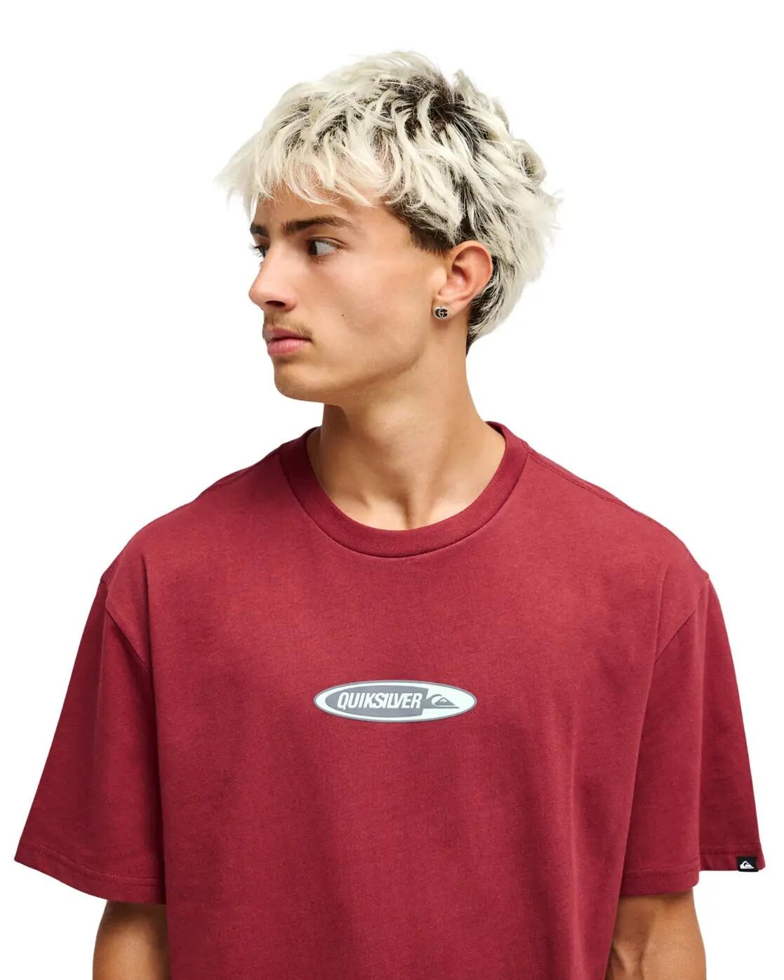 Camiseta de manga corta DISK Rojo Hombre 4/4