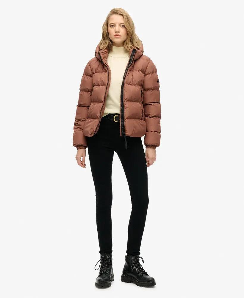 superdry Gewatteerde sportjas met capuchon – Gerecyclede vulling 3/7