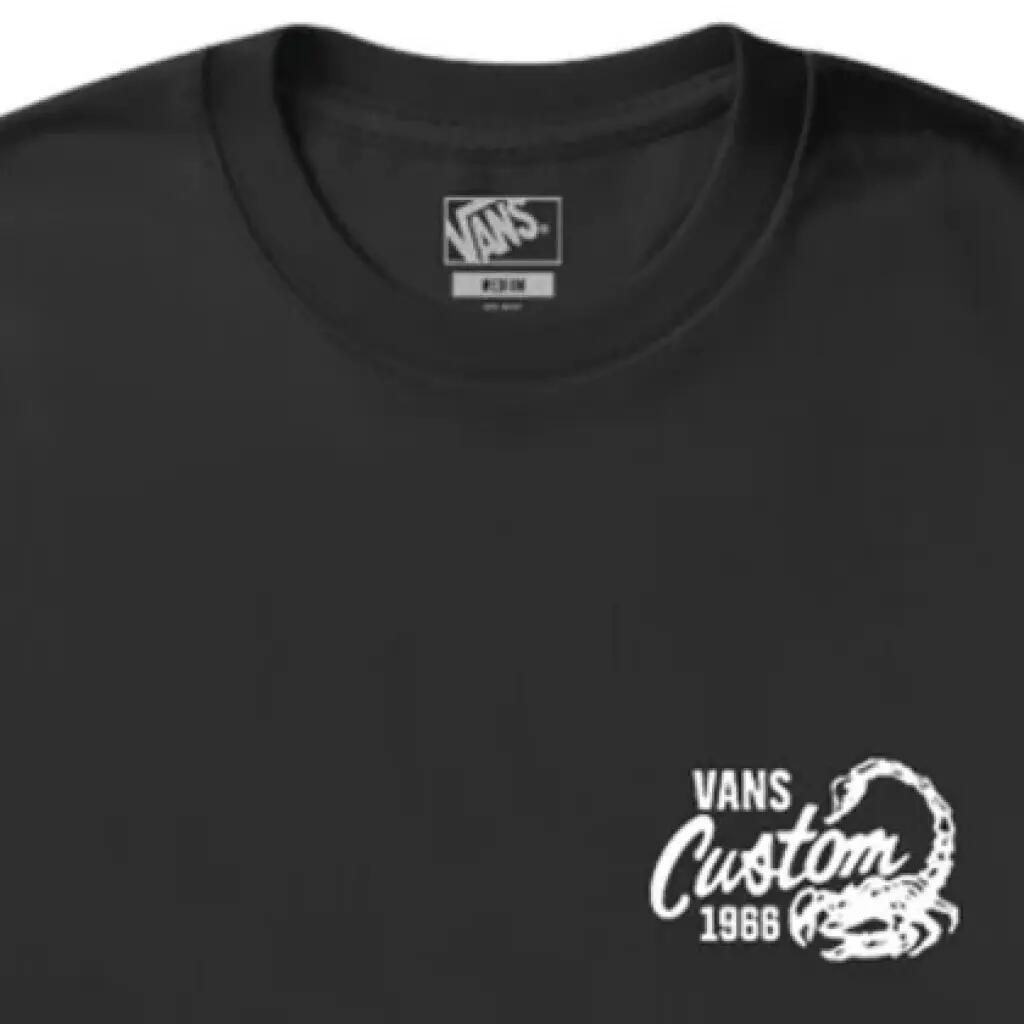 VN000X2SBLK1 CUSTOM CAT TEE 3/5