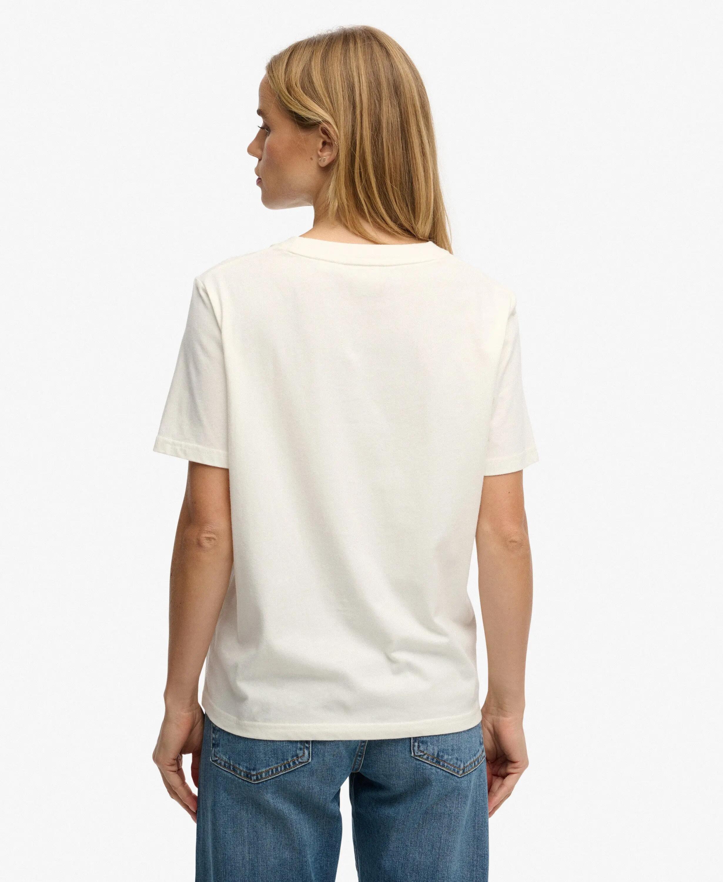 superdry Luxe Casual Relaxed T‑Shirt – 100% algodão, corte relaxed 5/6