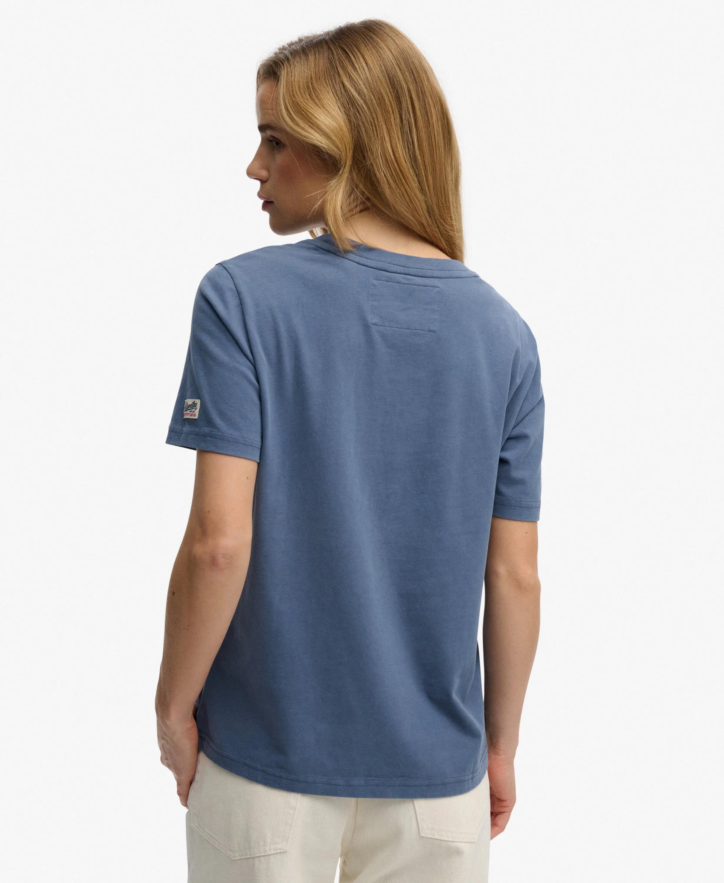 superdry Industry Workwear Relaxed T‑shirt van biologisch katoen – Vintage 5/5