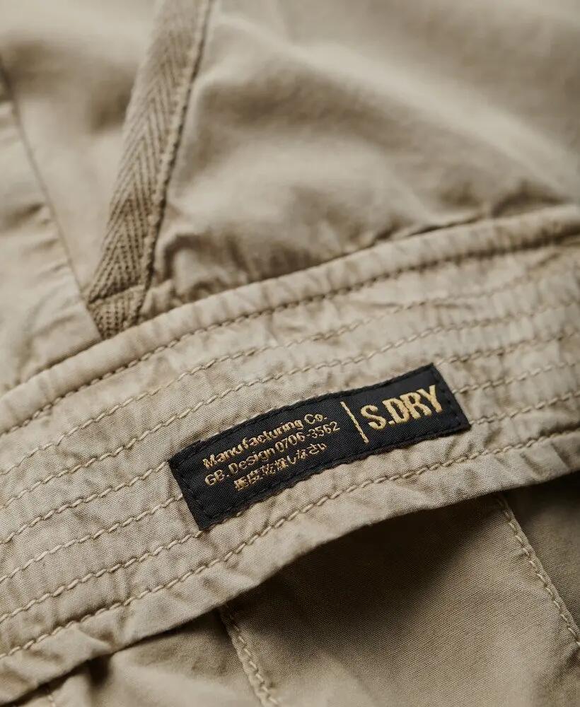 superdry Utility Parachute Rok 100% katoen – Stone Wash Taupe Brown 6/7