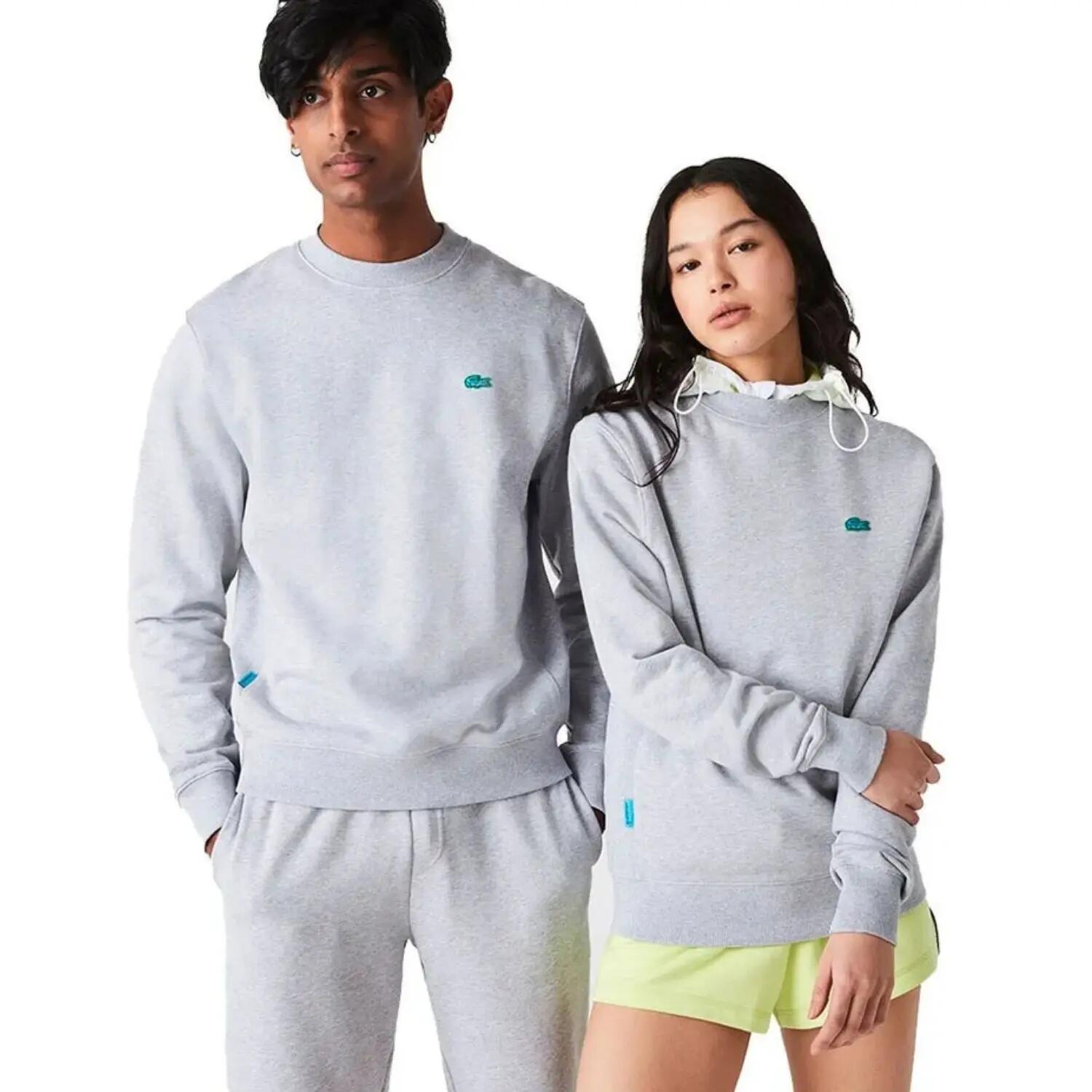 Bluza unisex Lacoste SH2772 clasică gri
