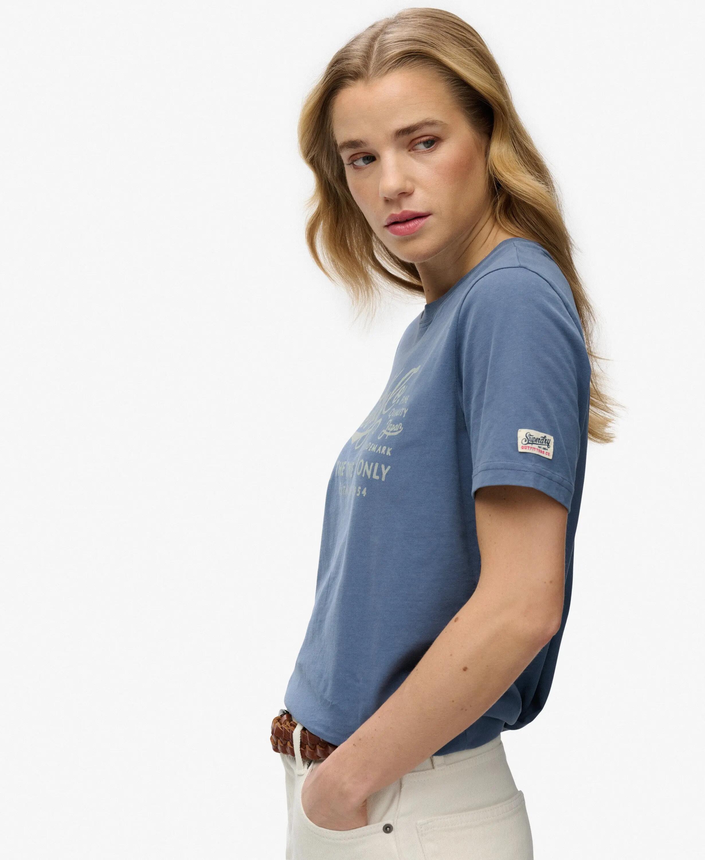 superdry Industry Workwear Relaxed T‑shirt van biologisch katoen – Vintage 2/5