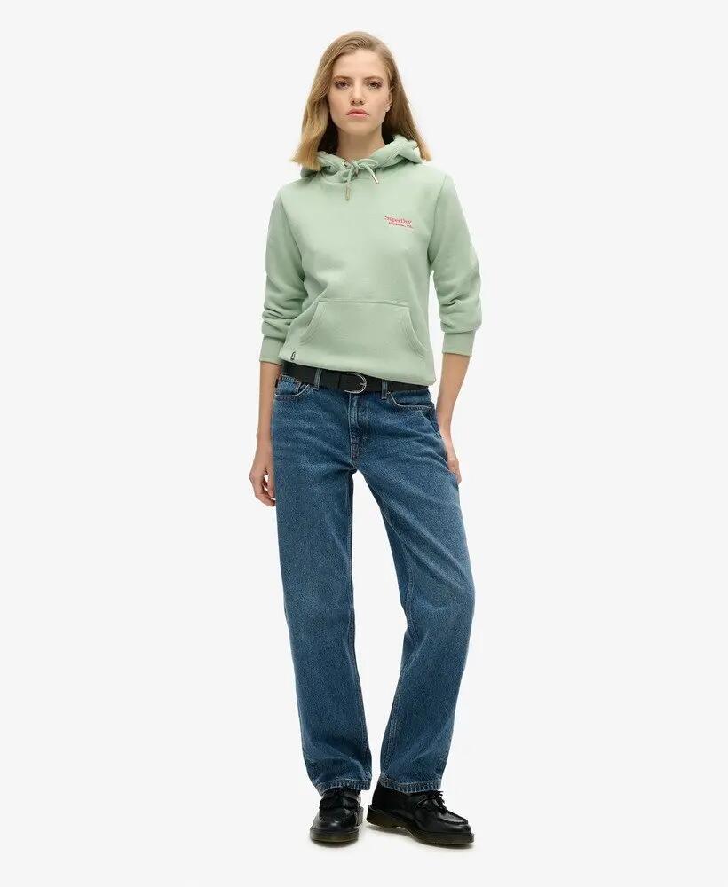 superdry Essential Logo Hoodie – sweat com capuz Sea Green 2/6