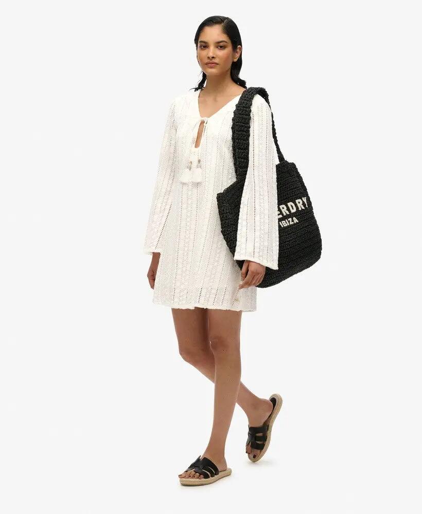 superdry Vestido curto Ibiza em renda - 100% algodão biológico 4/6