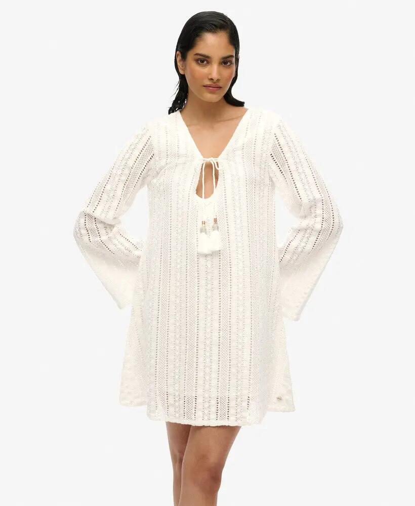 superdry Vestido curto Ibiza em renda - 100% algodão biológico 3/6