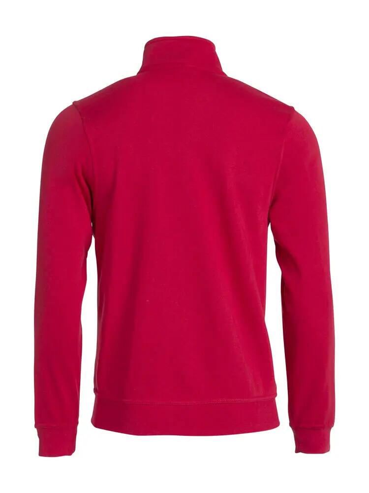 clique Basic Cardigan Junior in sweat — Rood, tonale SBS-rite 2/4
