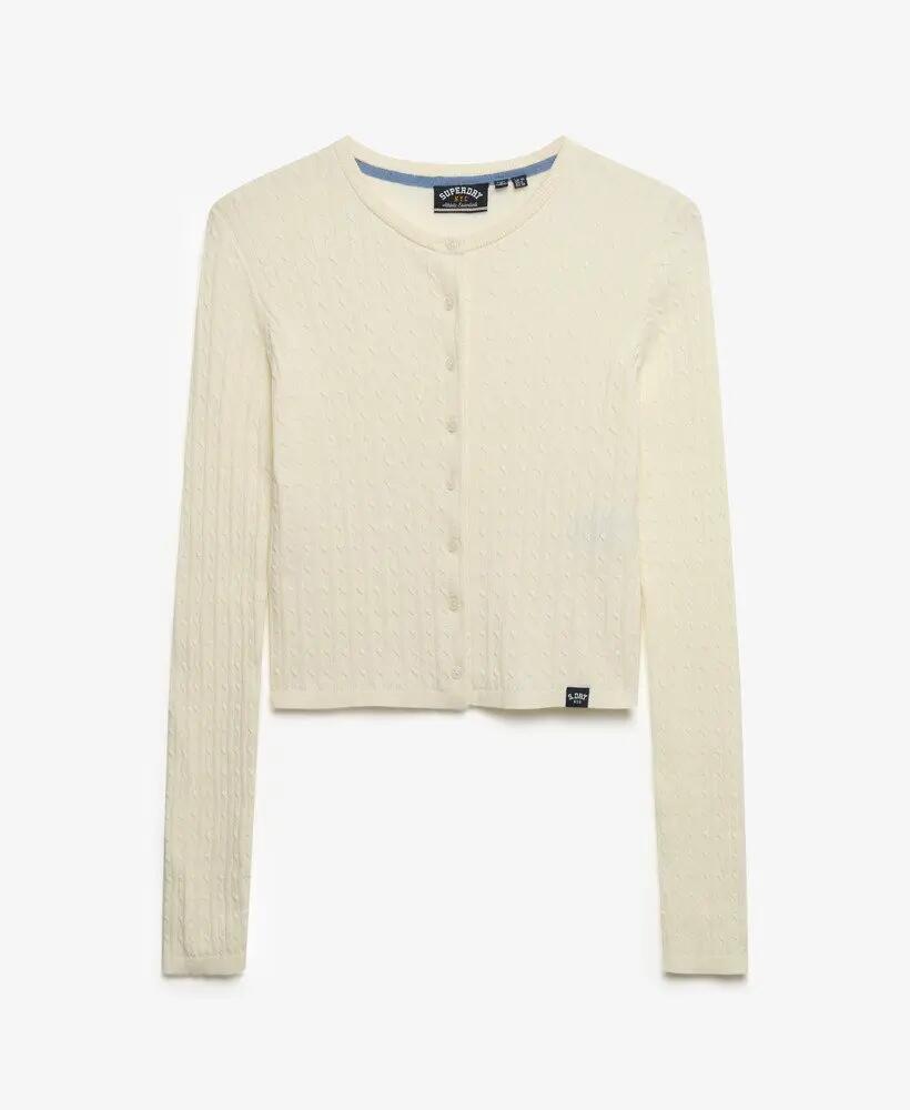 superdry Cardigan Essential leve em algodão – slim fit 6/6