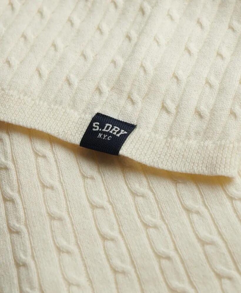 superdry Cardigan Essential leve em algodão – slim fit 5/6
