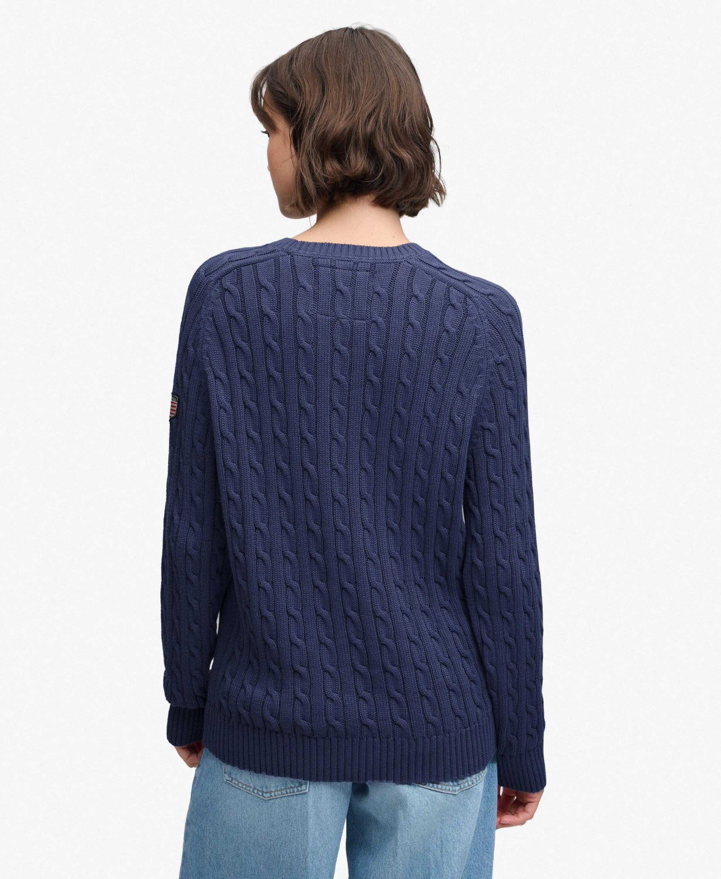 superdry Camisola Slouchy de cabo em algodão biológico 5/5