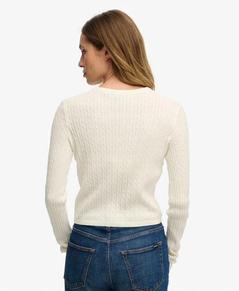 superdry Cardigan Essential leve em algodão – slim fit 4/6