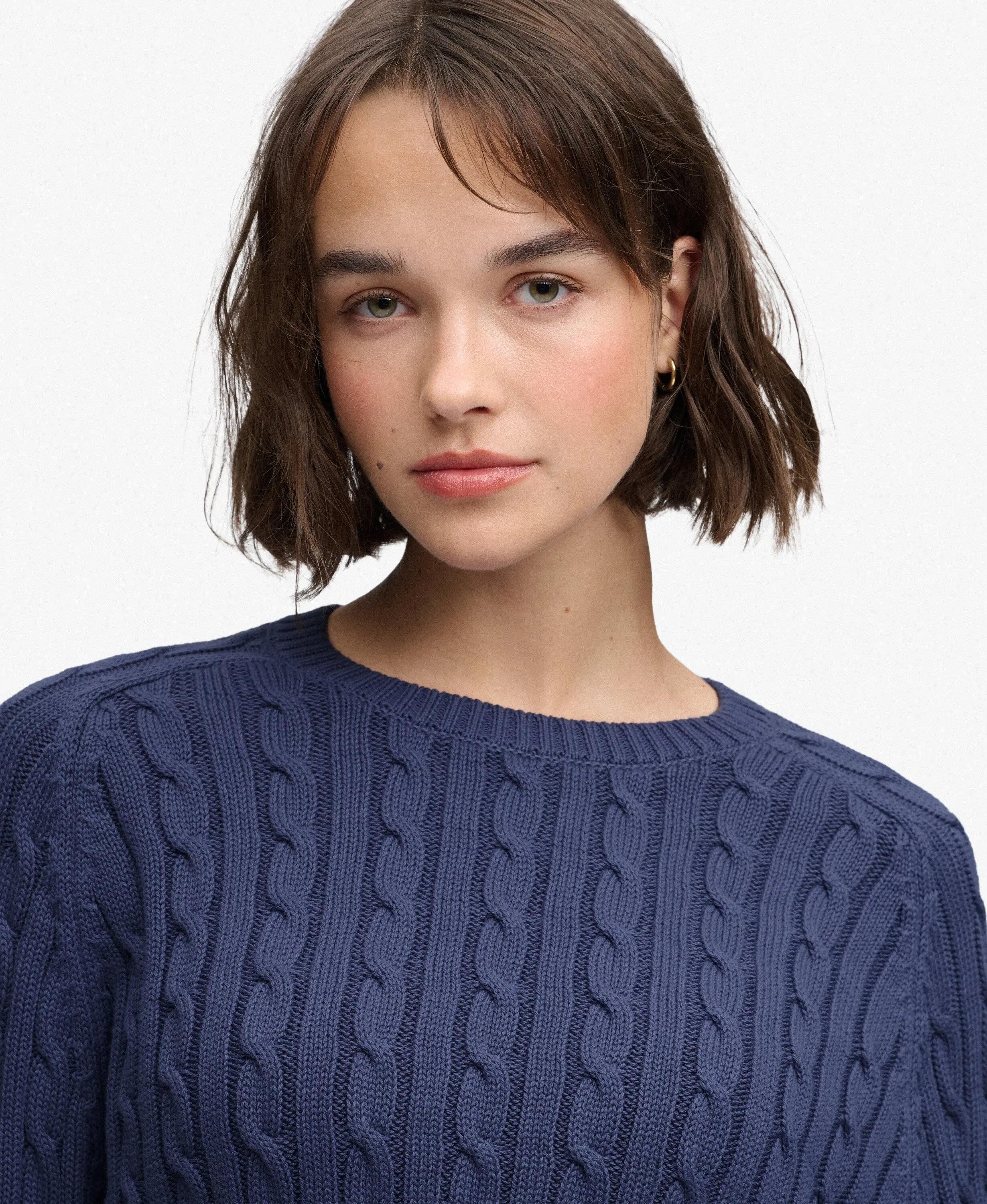 superdry Camisola Slouchy de cabo em algodão biológico 4/5