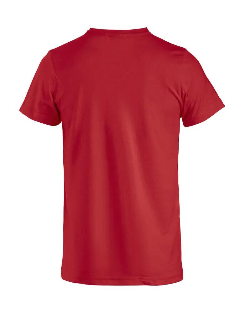 clique Basic-T Junior T-shirt in cotone con collo a coste 4/4