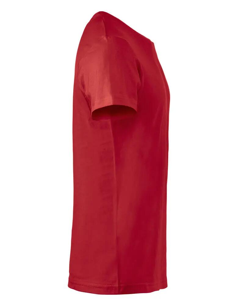 clique Basic-T Junior T-shirt in cotone con collo a coste 3/4