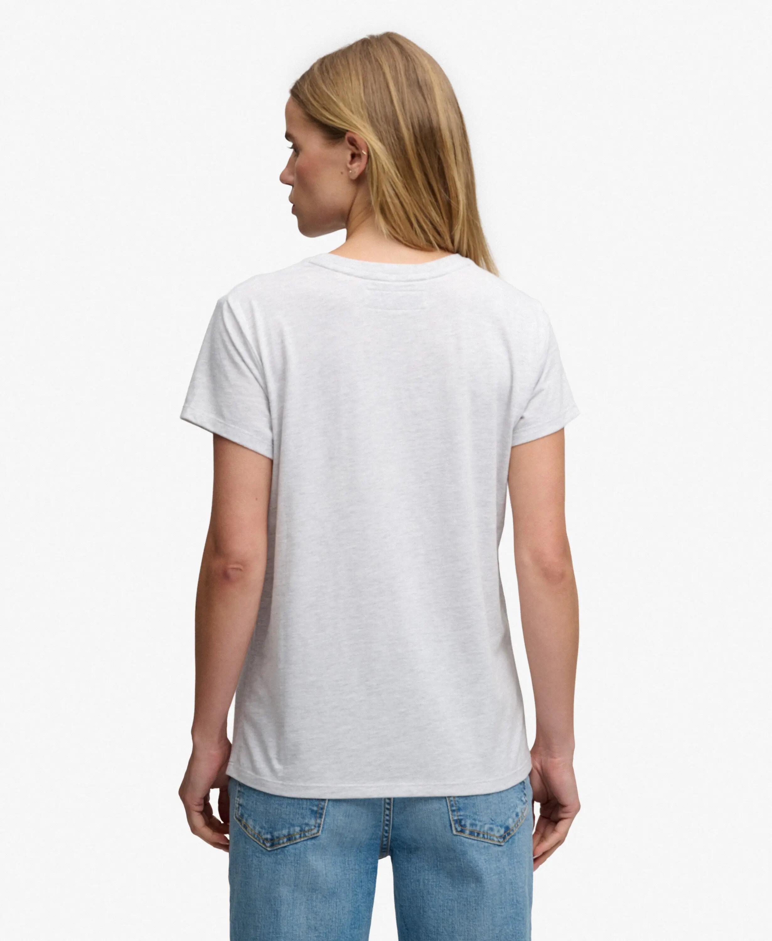 superdry Heritage Nautical Motif T‑Shirt Slim Fit Glacier Grey Marl 5/7