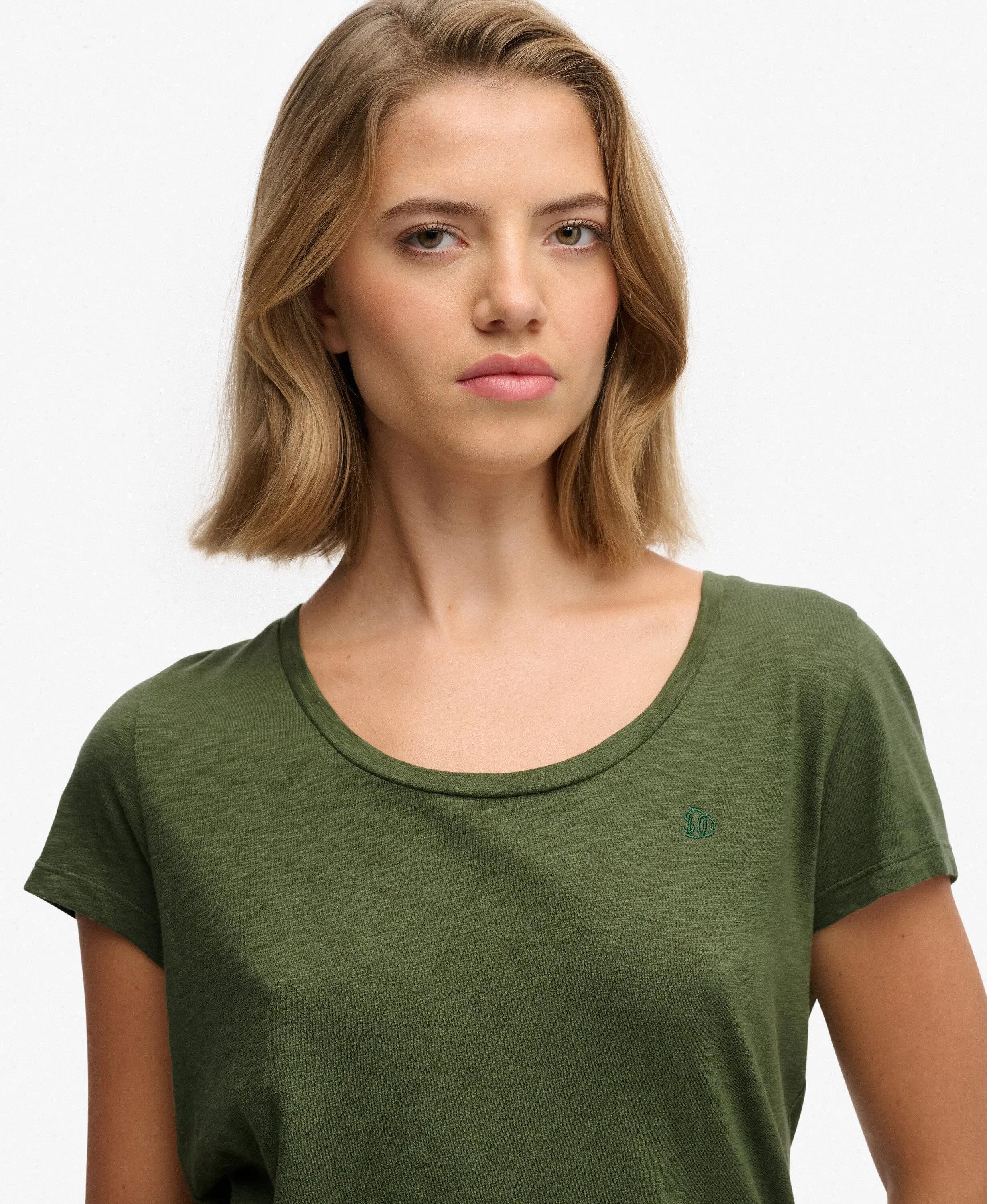 superdry Studios Scoop Neck T-Shirt slim em algodão/lyocell 4/7