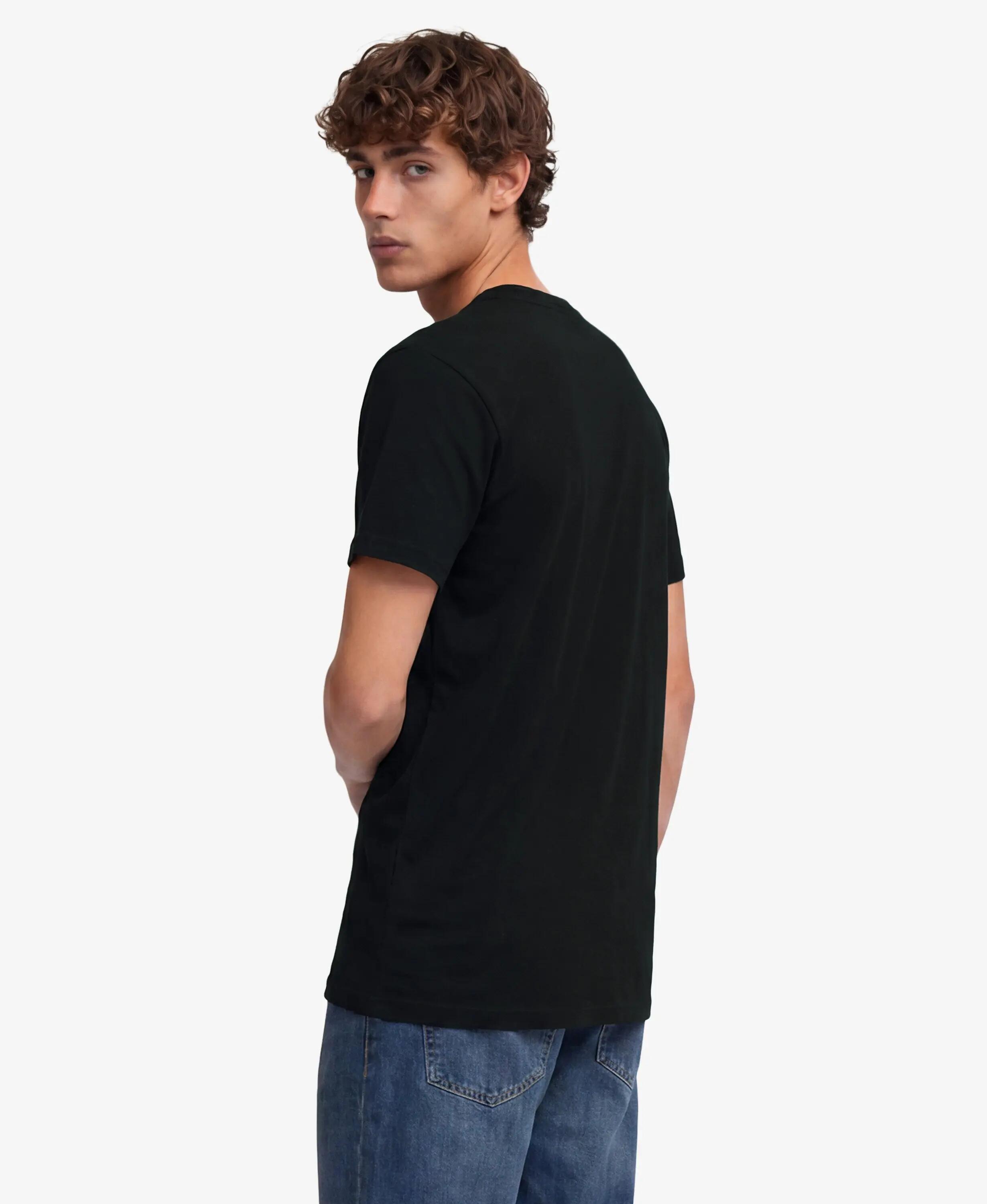 superdry SD&Co Logo T‑Shirt bestickt — 100% Biobaumwolle, Slim Fit – BLACK/RED 5/7