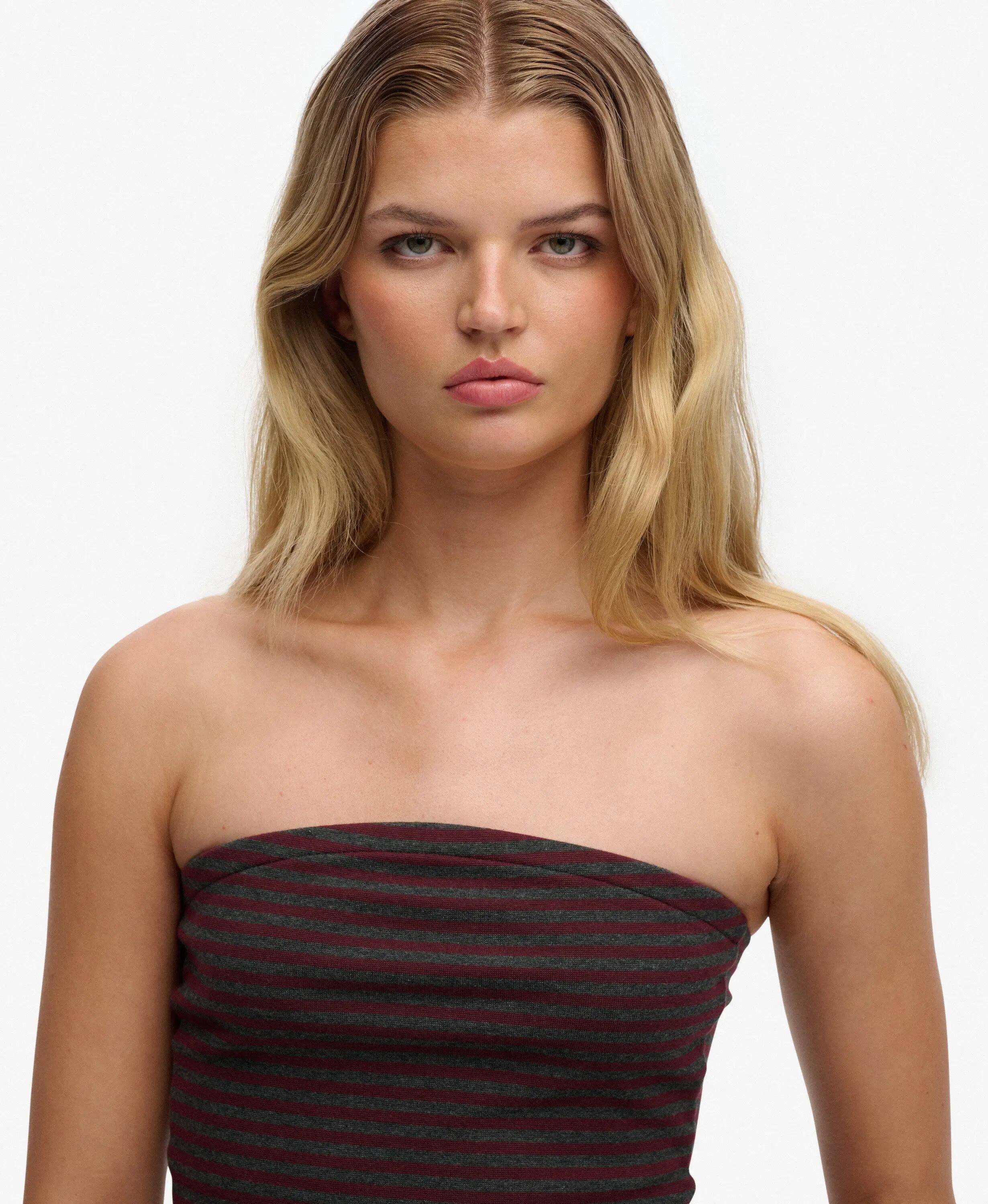 superdry Athletic Essentials Jersey Bandeau Top van biologisch katoen 4/7