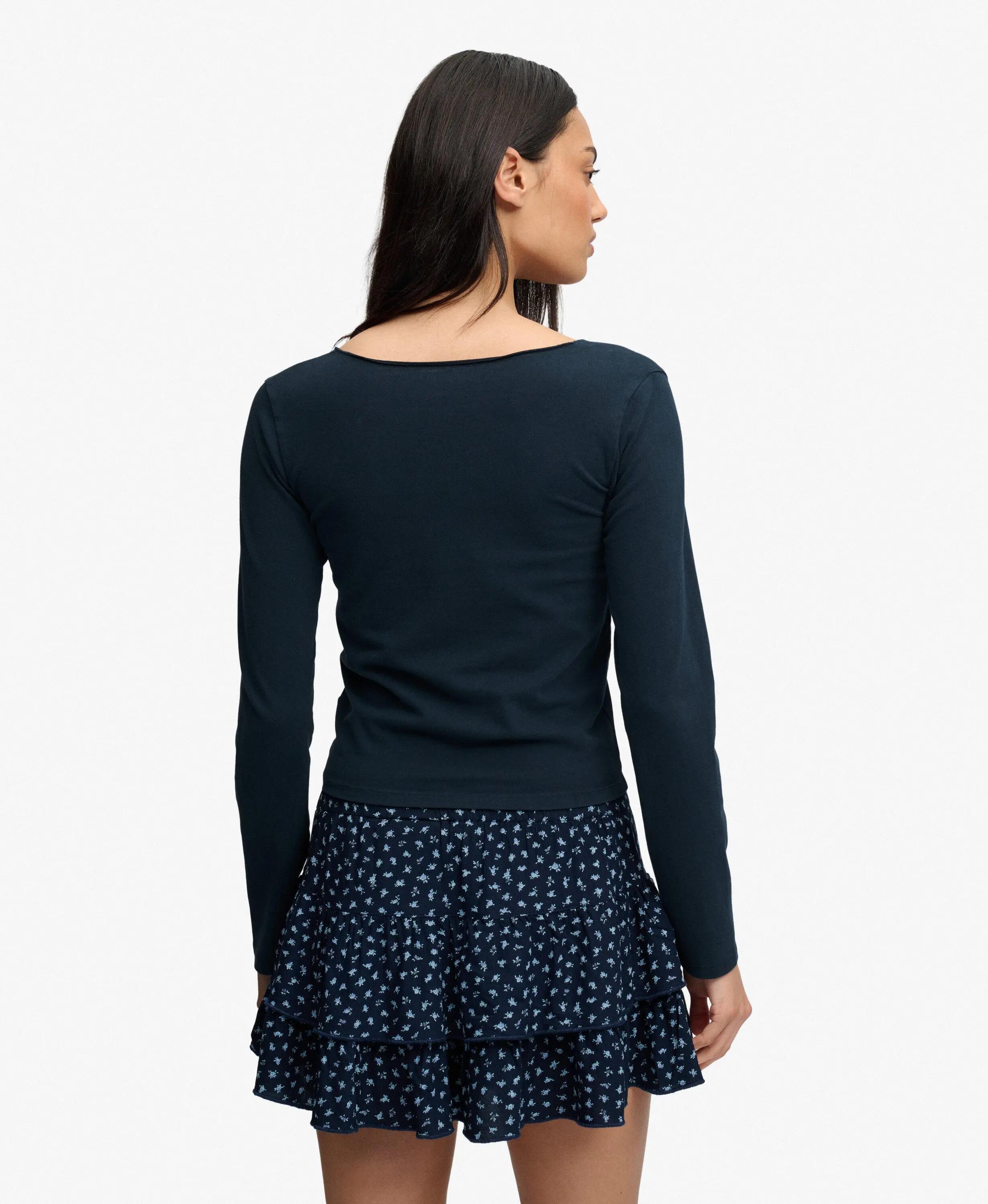 superdry Top manches longues ajusté à fronces 5/7
