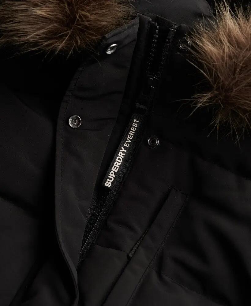 superdry Everest Hooded Bomber Jacket met capuchon en warme voering 7/7
