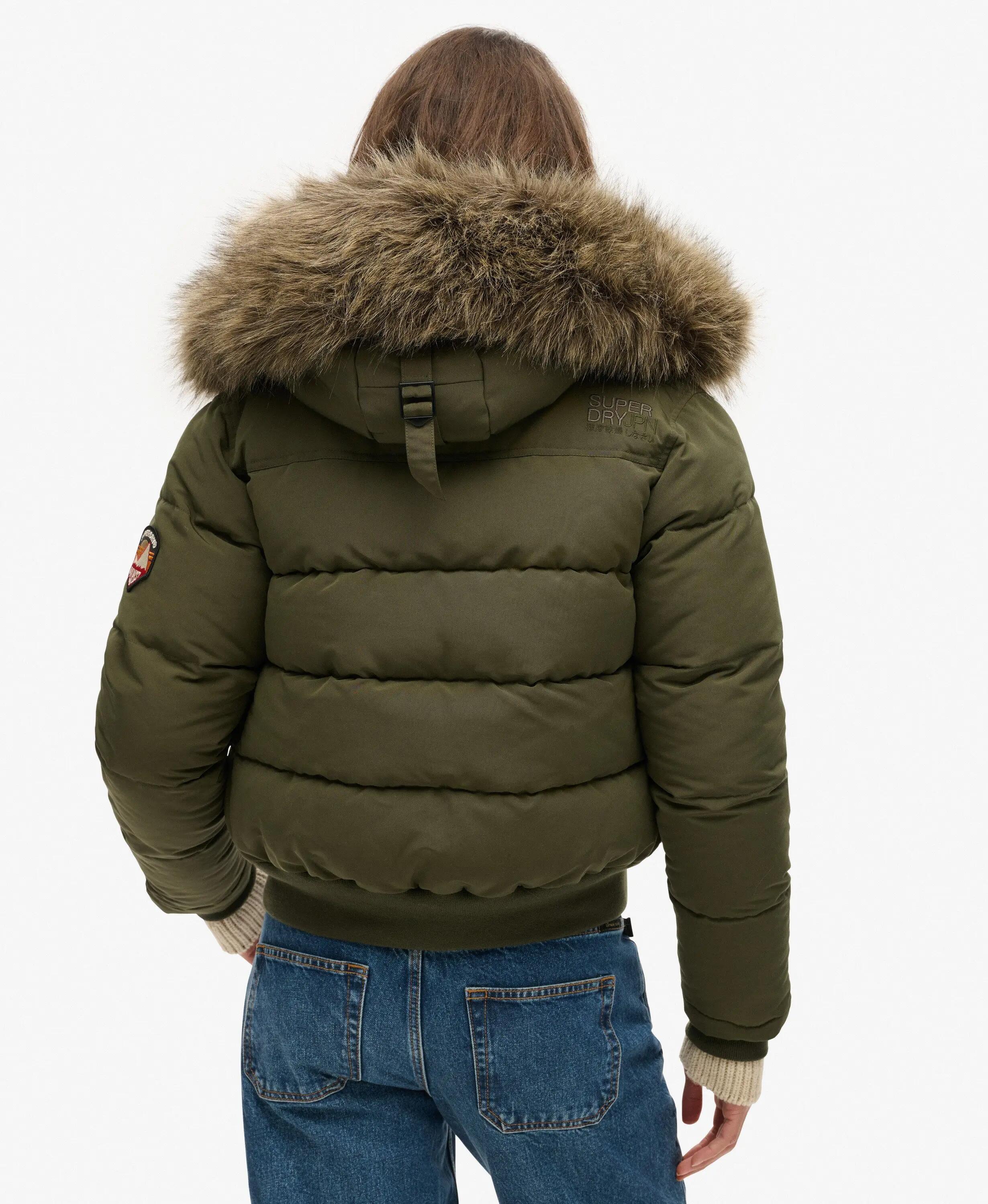 superdry Blusão bomber Everest com capuz Slim em poliéster 3/5