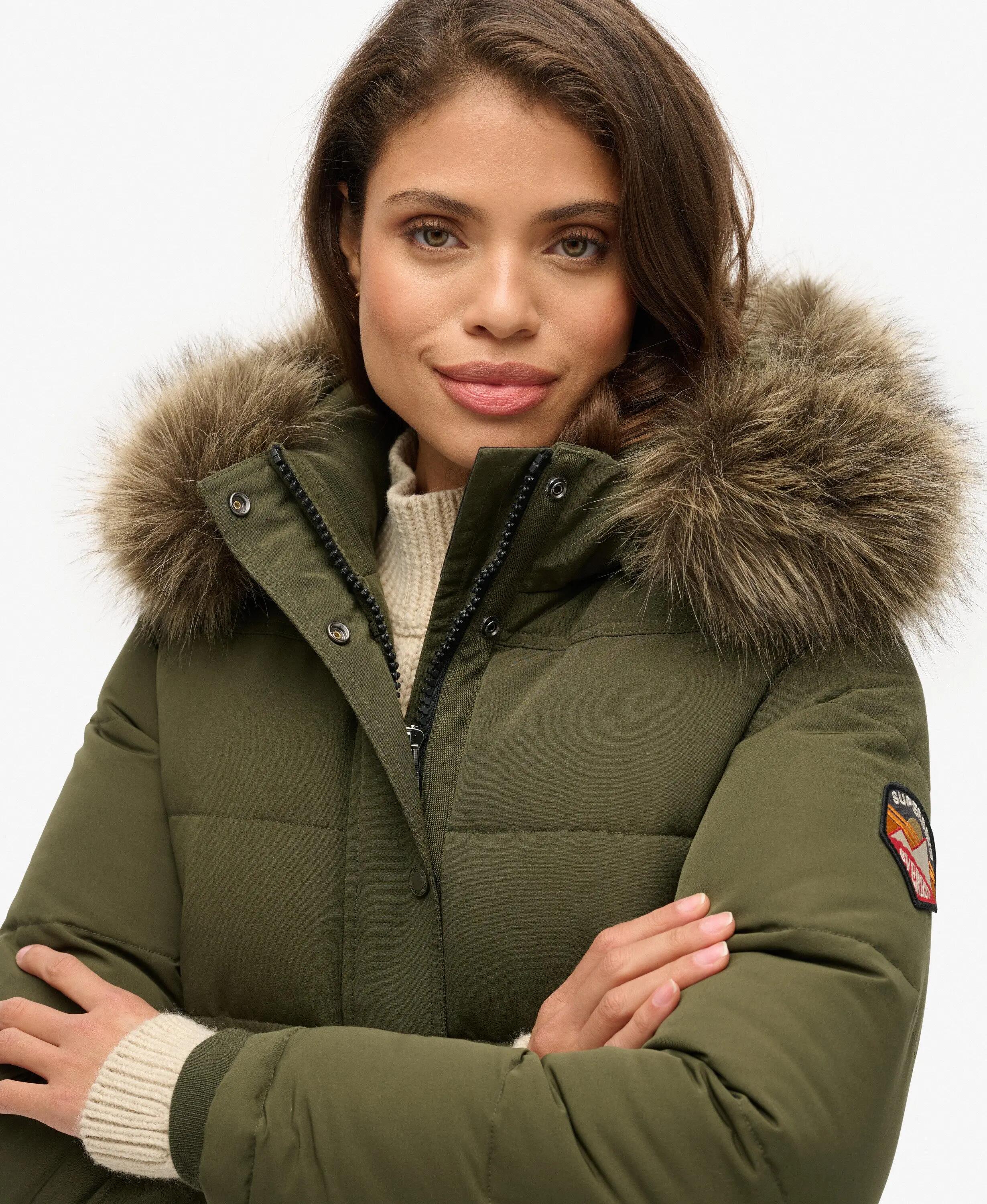 superdry Blusão bomber Everest com capuz Slim em poliéster 2/5