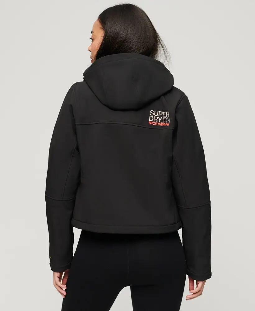 superdry Veste Soft Shell Trekker à capuche – Coupe courte 2/7