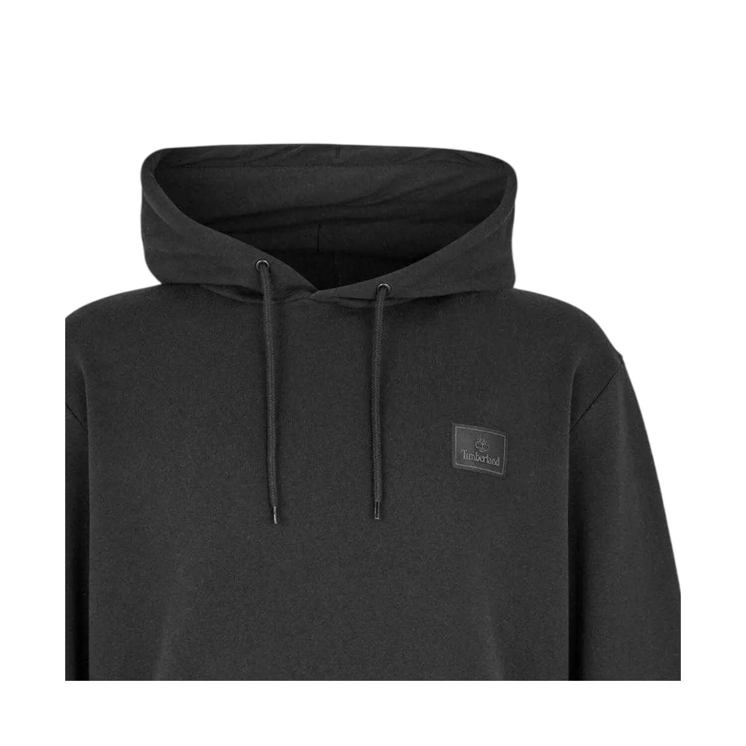 Mens Badge Regular Hoodie (Black) 3/3