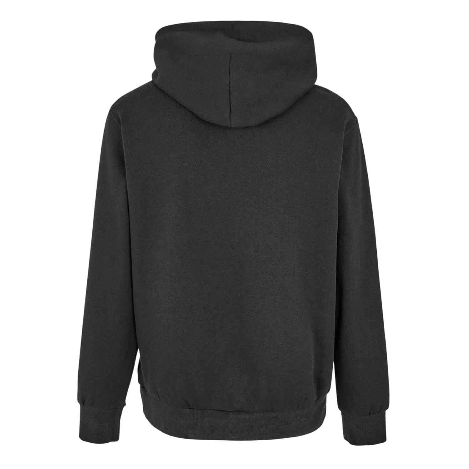 Mens Badge Regular Hoodie (Black) 2/3