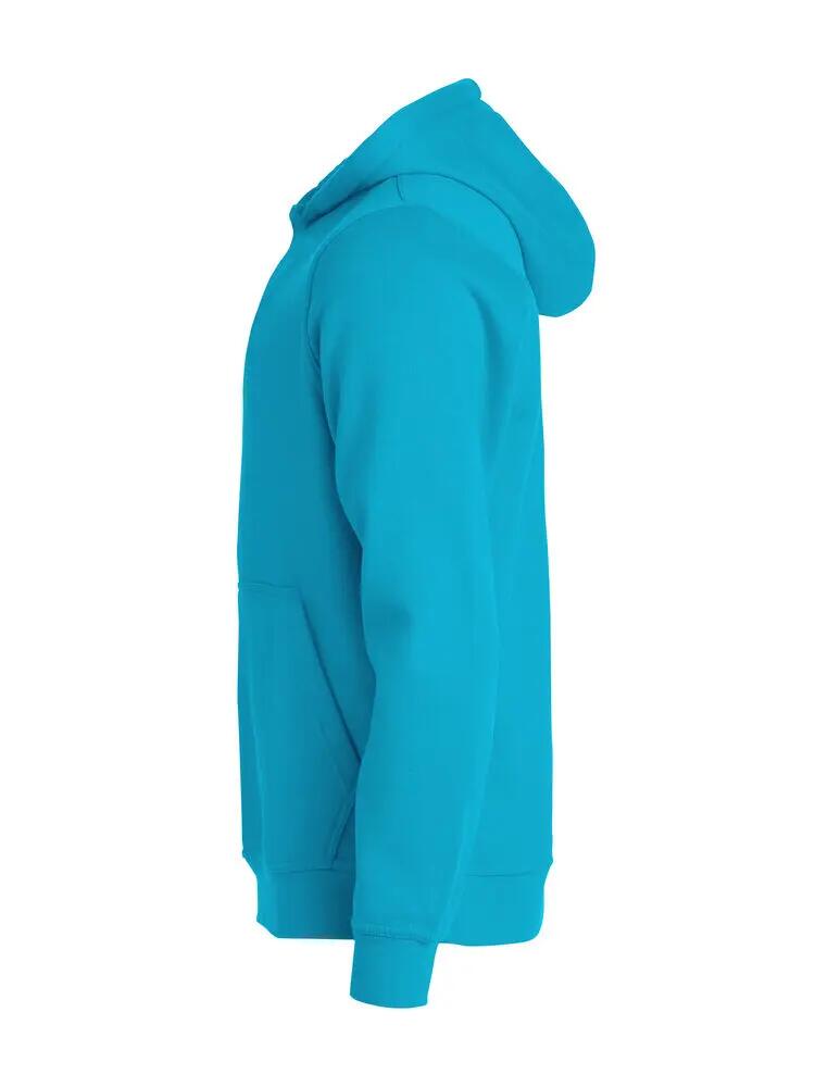 clique Basic Hoody Junior turquoise in tessuto resistente 3/4