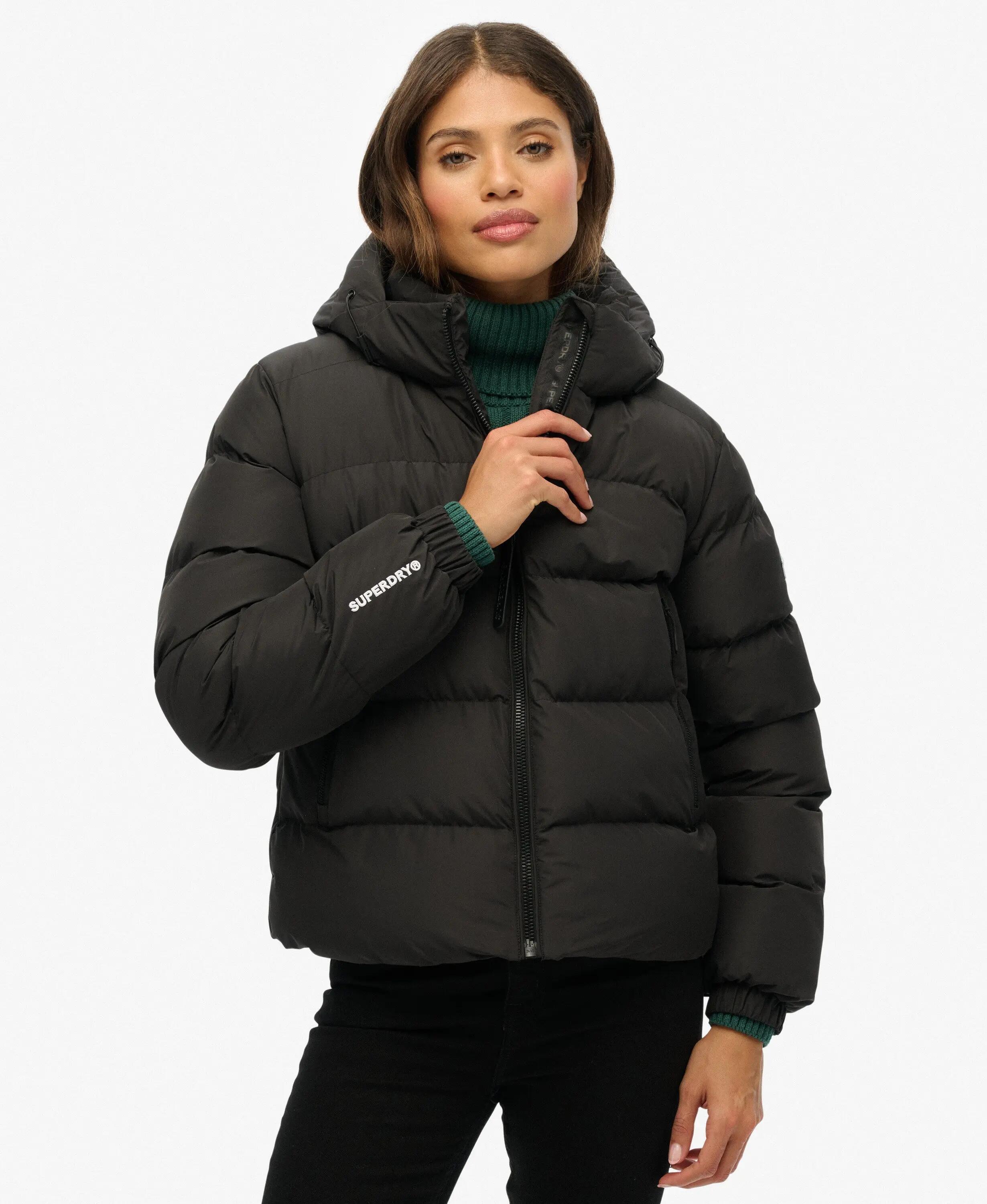 superdry Gewatteerde sportjas met capuchon – Gerecycled polyester 4/7