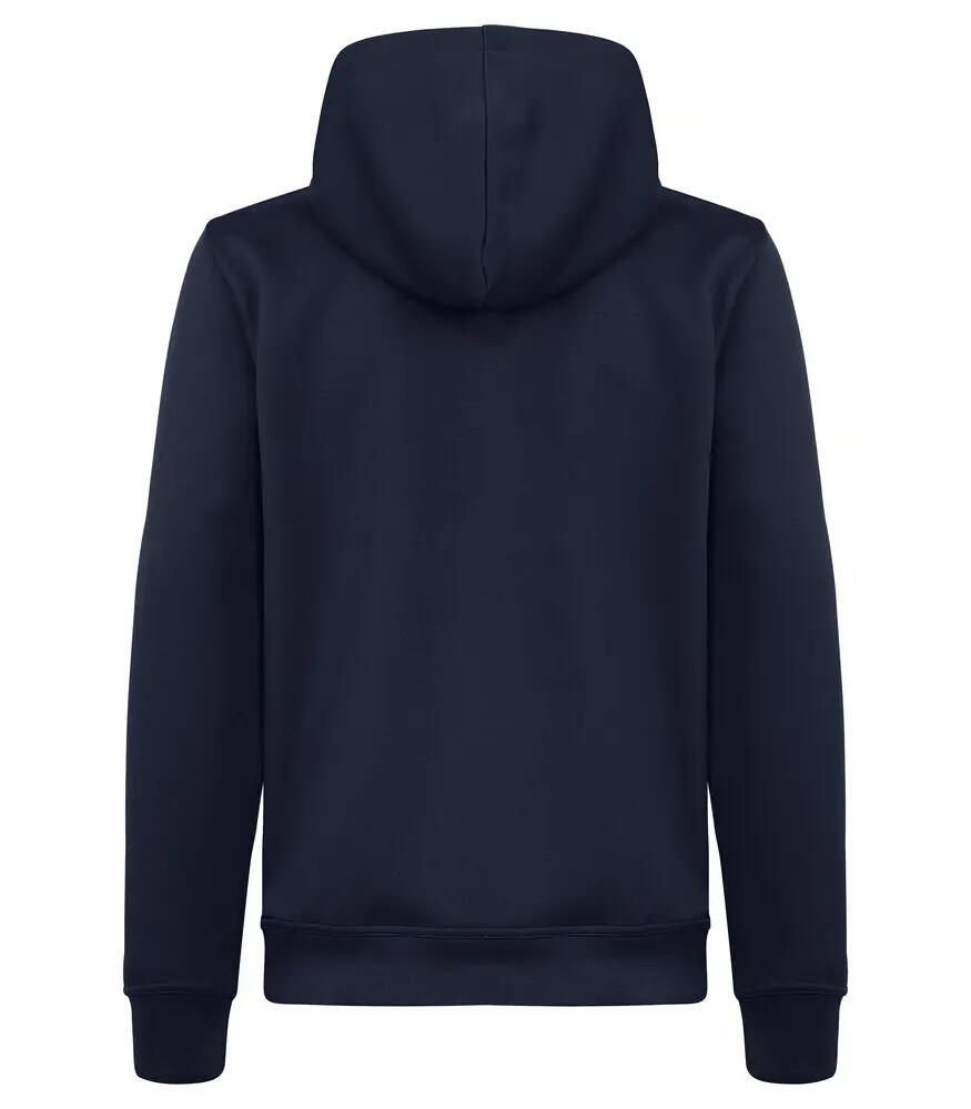 clique Basic Active Hoody Junior in polyester spun dyed 2/4