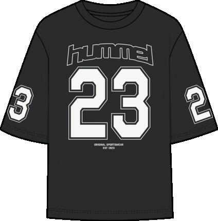 hummel T-shirt manches courtes hmlMESS BOXY T-SHIRT SS en polyester – PINK LADY