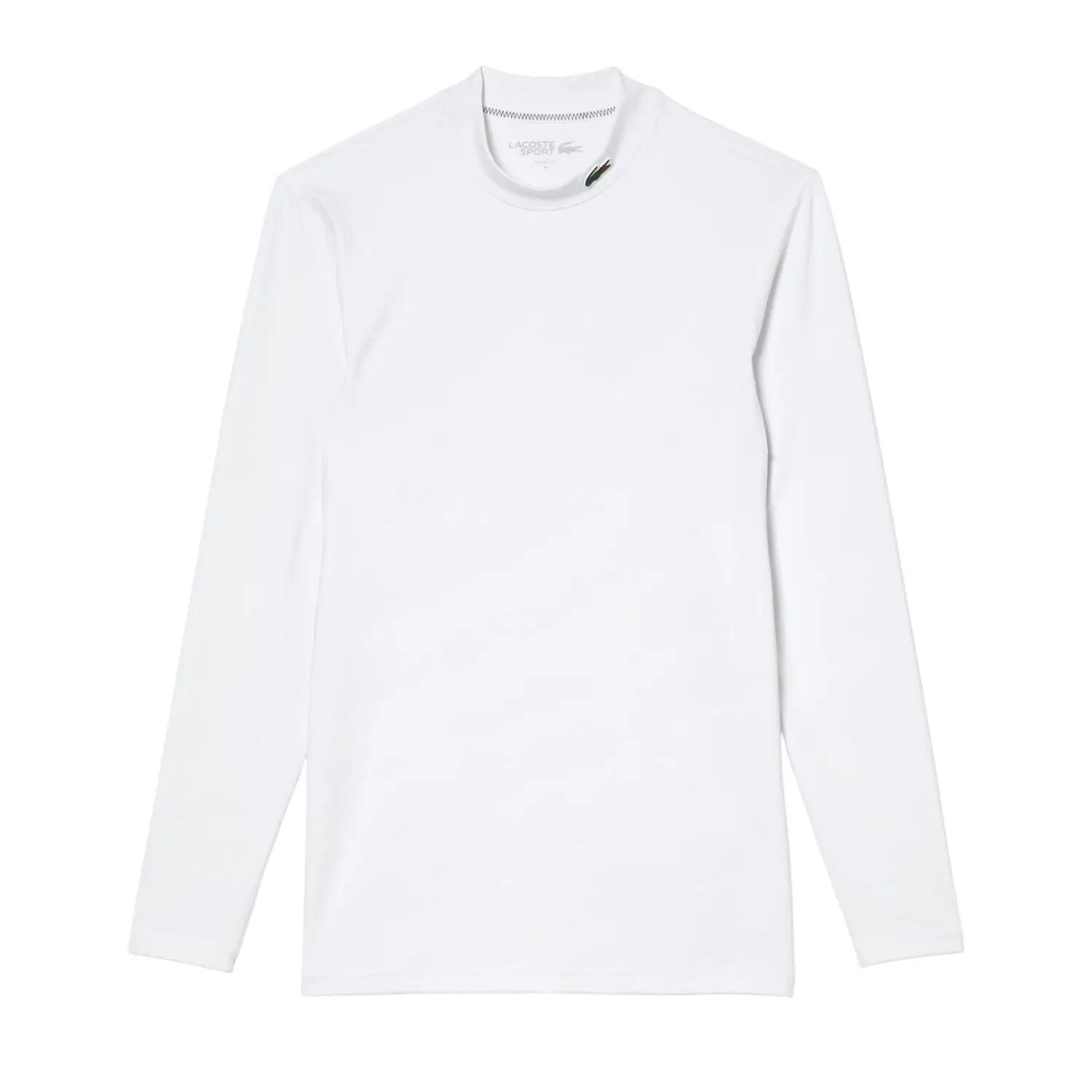 T-shirt d'entraînement Lacoste Sport à manches longues pour homme Blanc 5/6