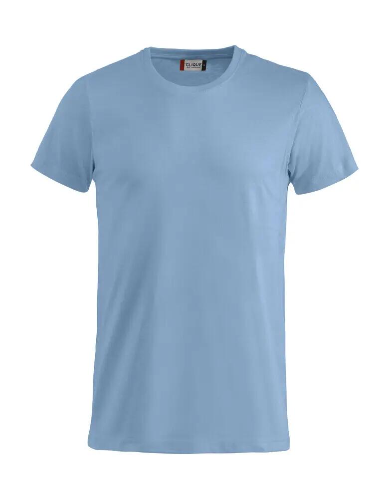 clique Basic-T Junior T-shirt junior in cotone, collo a costa 1x1 1/5