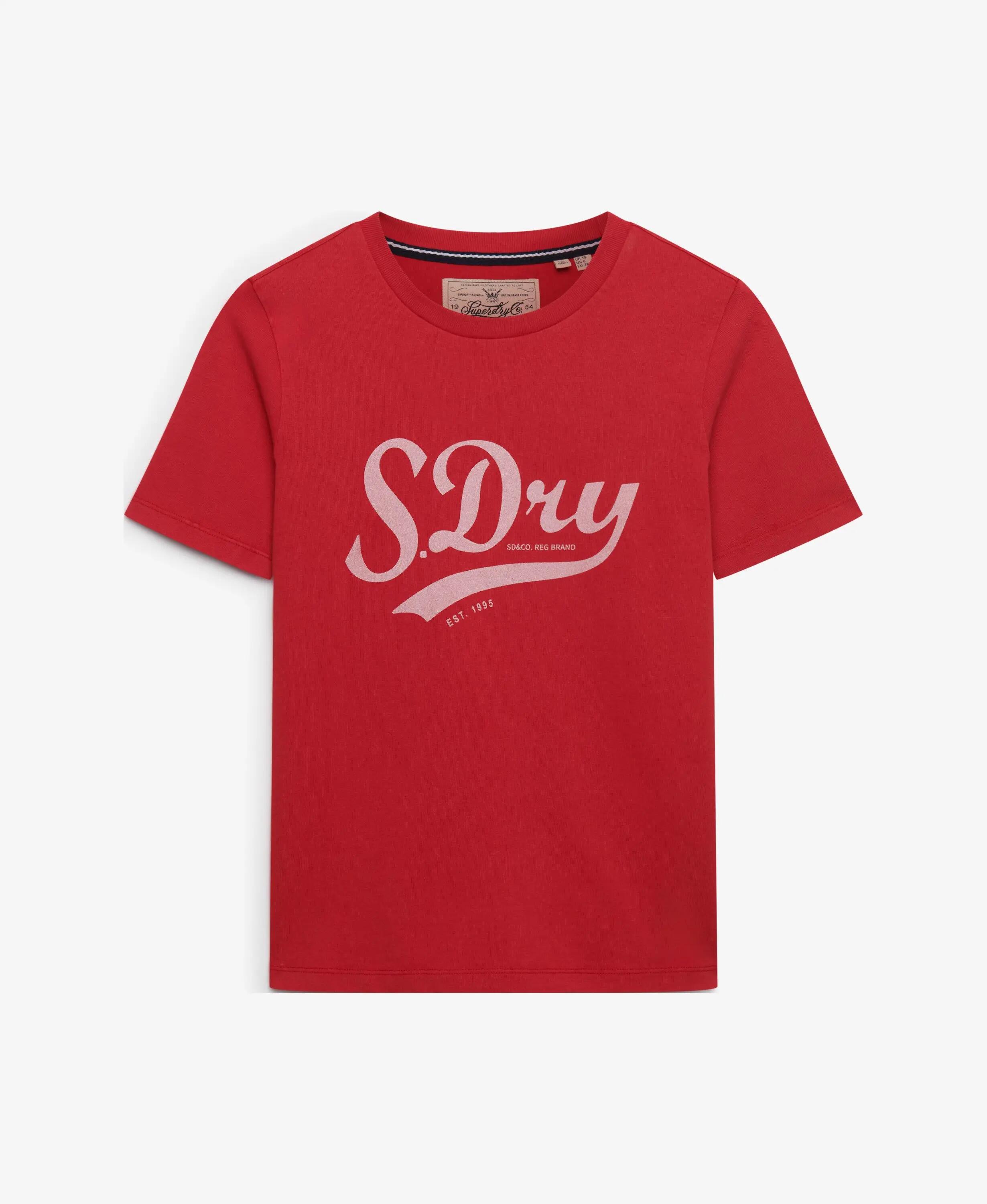 superdry Varsity Script T-Shirt – 100% biologisch katoen, relaxed fit 7/7