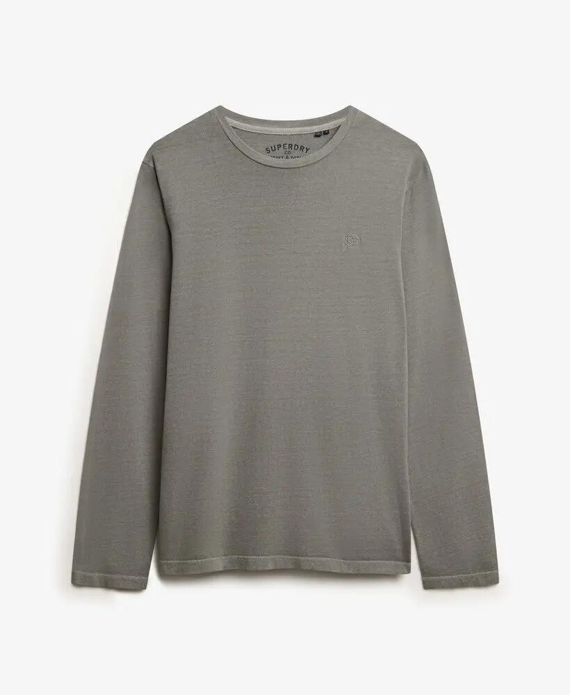 superdry Classic Essential Top – 100% organic cotton, relaxed fit – Sleet Grey 6/6