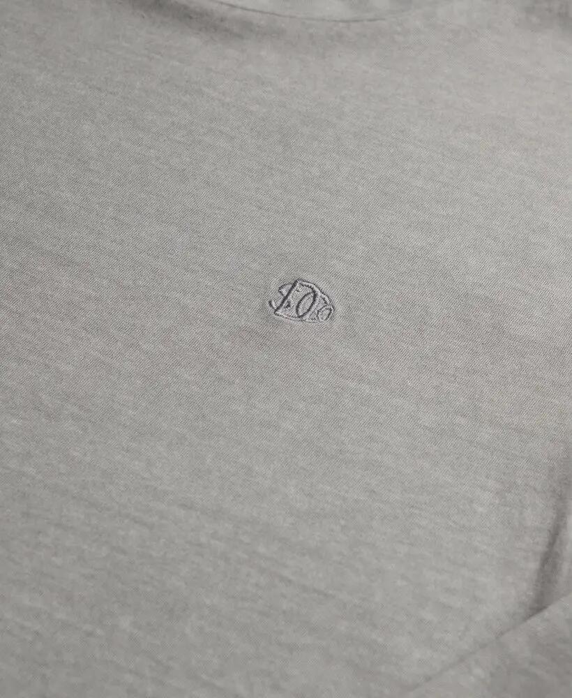 superdry Classic Essential Top – 100% organic cotton, relaxed fit – Sleet Grey 5/6