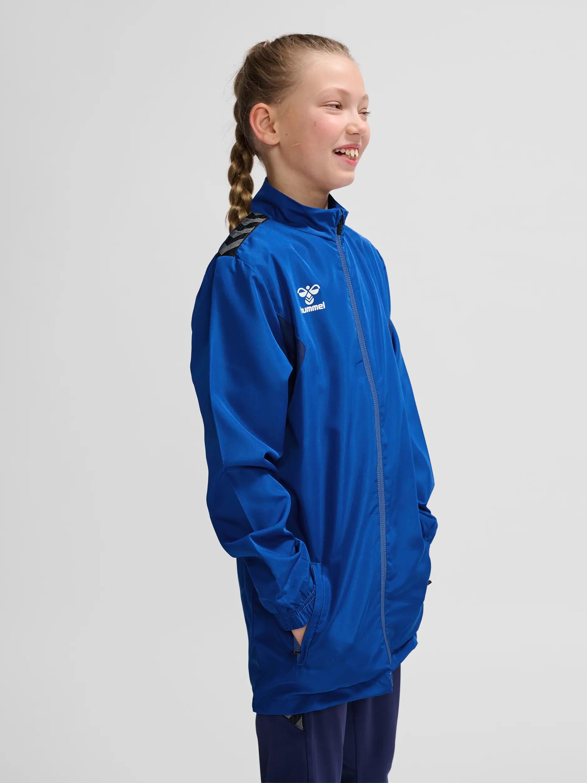 hummel Ritsjack kids hmlAUTHENTIC PL ZIP HOODIE TRUE BLUE 3/5