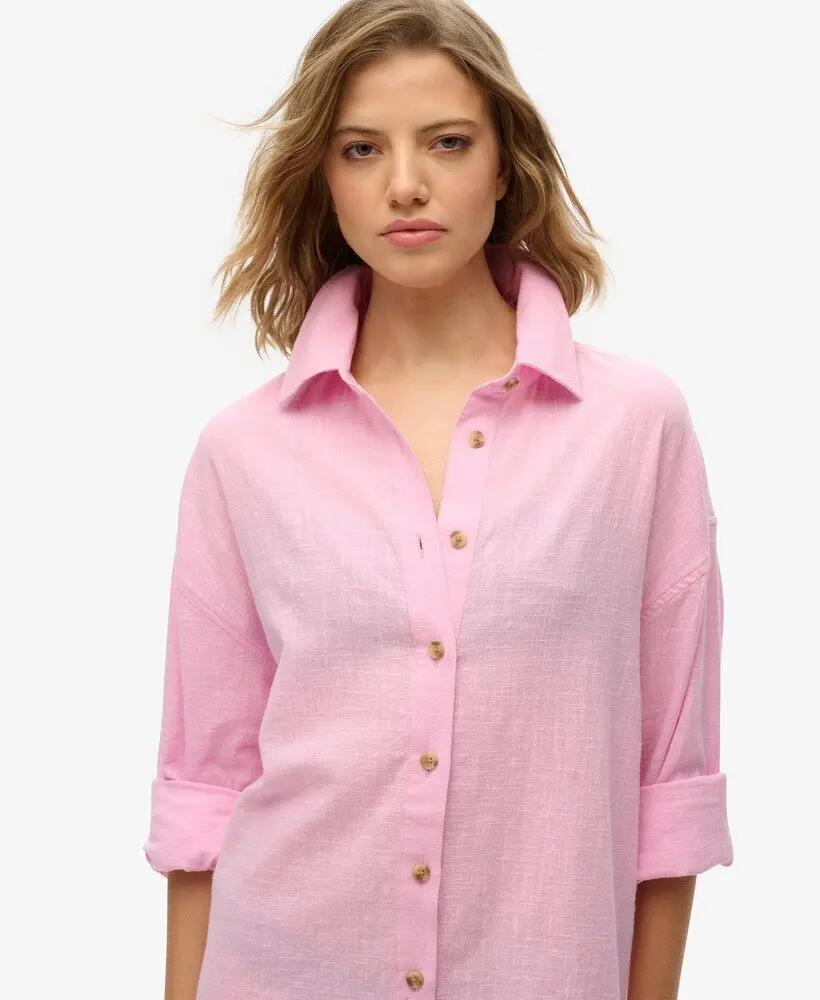 superdry Camicia lunga da spiaggia Ibiza in cotone 2/6