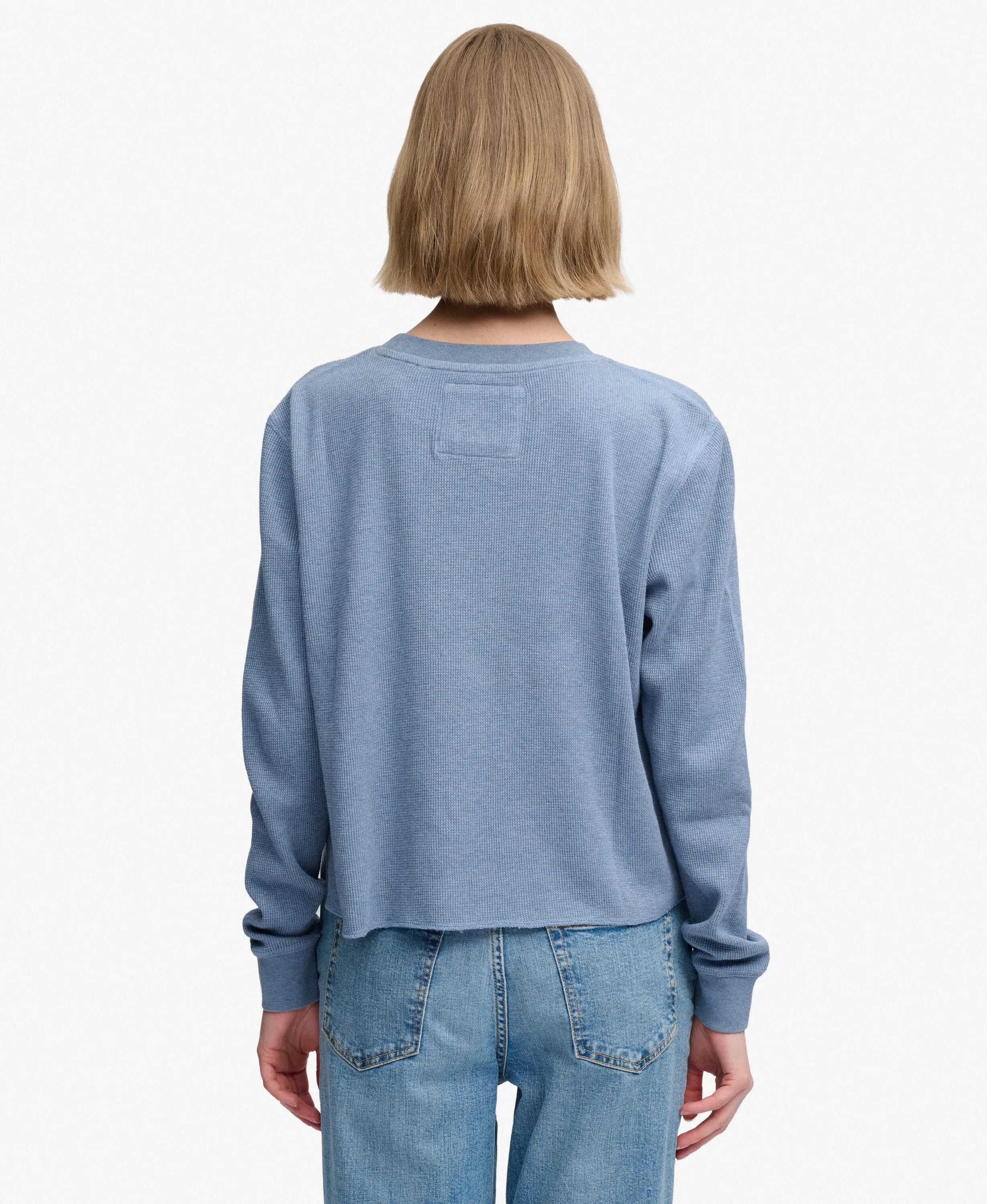 superdry Haut à manches longues Athletic Essential en coton texturé 5/5