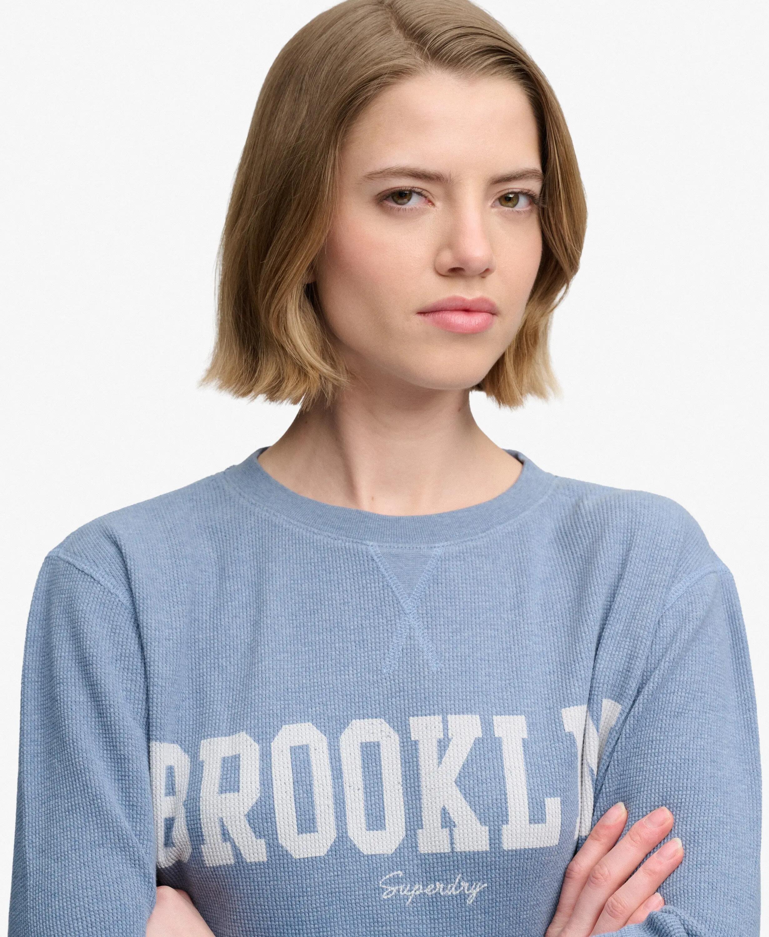 superdry Haut à manches longues Athletic Essential en coton texturé 4/5